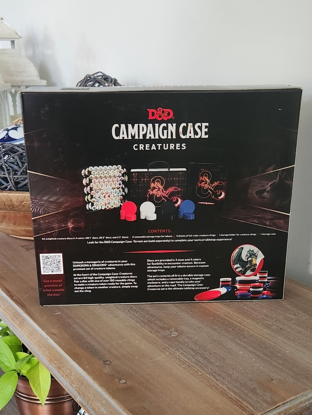 ⚔️ D&D Campaign Case: Creatures Premium Token Set 64 Weighted Discs 150+ Clings - Picture 2 of 8